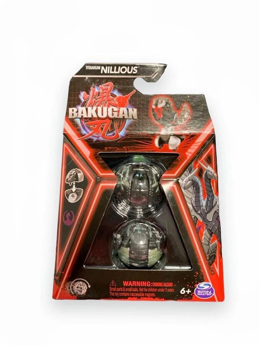 Titanium BLACK NILLIOUS Figure BAKUGAN GEN 3  Toy Collectible